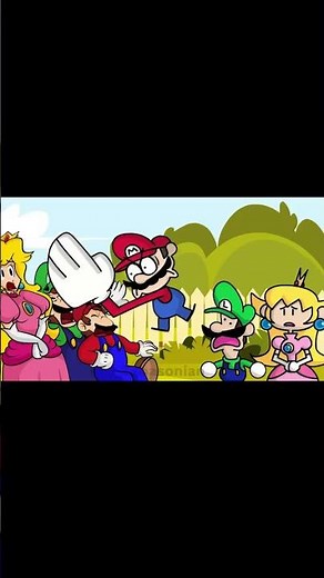 Mario, Luigi, and Peach meet Speedrunner Mario, Luigi, and Peach