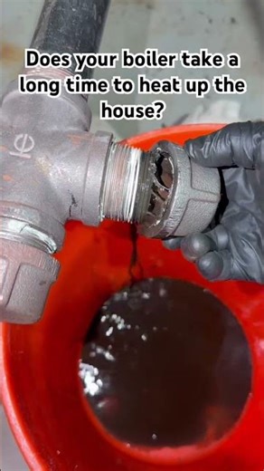 Problem with steam boiler #diy #hvac #plumbing #youtubeshorts