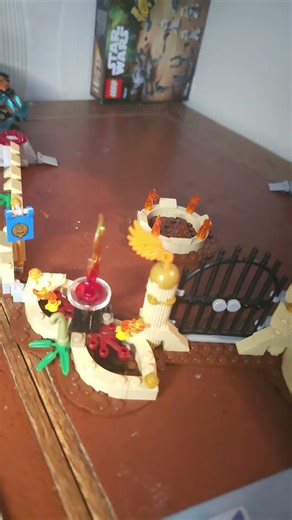 Lego Chima Flying Phoenix Fire Temple 70146 finished building bag 1 till 5