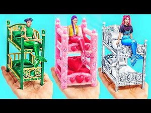 Construimos una Litera para Emerald vs Fluffy vs Diamond Huntrix | Desafío Casa de Un Solo Color