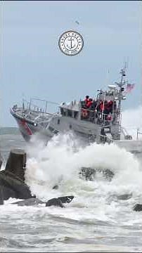 US Coast Guard doing Heavy Surf training outside Manasquan Inlet!