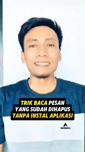 125K views · 4K reactions | Pesan yang sudah dihapus masih bisa dibaca tanpa perlu install aplikasi. #tutorial #tipsandtricks #pesandihapus #bacapesandihapus | Ahmad Bakir | Facebook