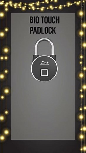 Link Smart Fingerprint Padlock – Secure Your Bags, Bikes & Doors