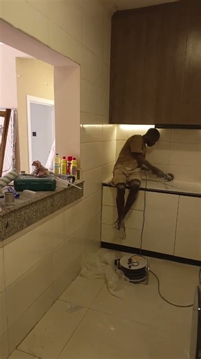 marble installation process #foryou