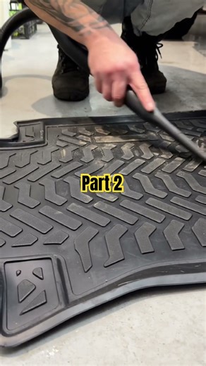 Satisfying Vacuuming Rubber Mats ASMR part 2 #asmr #detailing