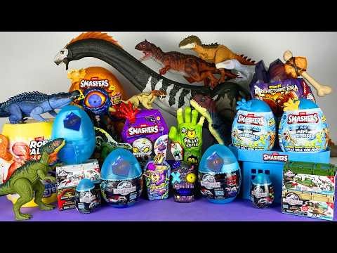 Jurassic World Unboxing Review Asmr Dinosaur Super Colossal T-rex Mosasaurus Triceratops Spinosaurus