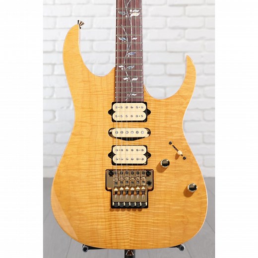 Ibanez J Custom RG8570 Electric Guitar - Natural, Rosewood Fingerboard, Sweetwater Exclusive