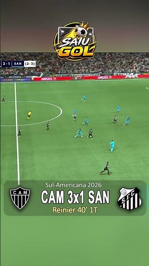 ✅3rd GOAL FOR ATLÉTICO-MG 3x1 SANTOS | Copa Sudamericana 2026 | 09/16/2026