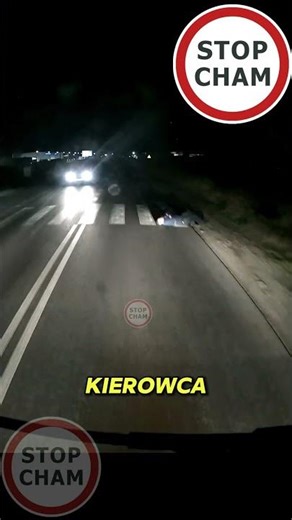 Uciął sobie drzemkę na przejściu dla pieszych #stopcham #dashcam#wideorejestrator #prawojazdy