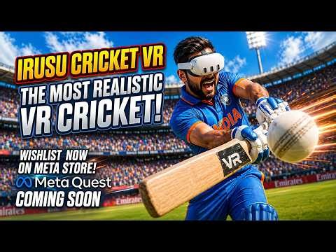 Cricket Just Got Real. | Irusu Cricket VR — Official Teaser Trailer | Meta Quest 3 and Quest 3s