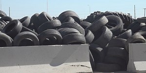 Cleaning up the neighborhood with free tire disposal