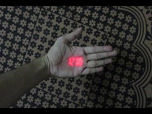 Projection clock review part 2 testing on my hand new