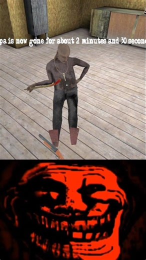 GRANNY CHAPTER 02 TORLFACE 🤣#granny #gaming #trollface 🤯