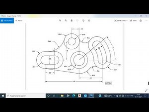 #GEAR ARM In AutoCAD 2D drawing practice