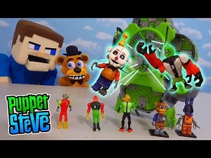 FNAF PLUSH FREDDY Plays with the BEN 10 Alien CREATION CHAMBER! Awesome Unboxing!