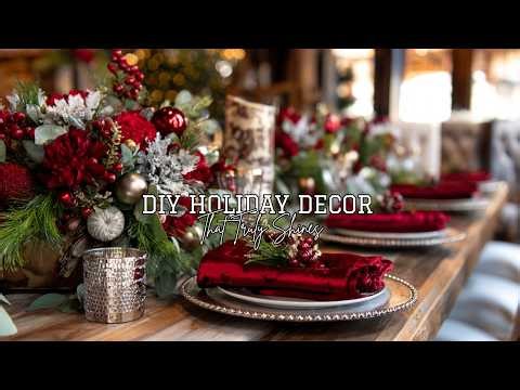 🌟 Elegant Crystal Christmas Decor 2025 🎄 | Winter Table Styling That Shines 🕯️