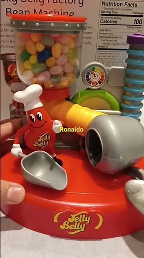 most satisfying playing this Mr jelly belly factory toy machine on how to dispense jelly bean candy