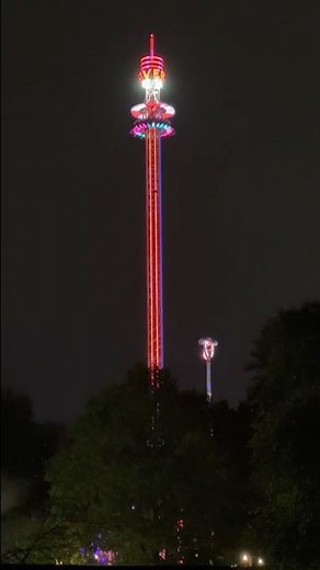 The Hangover at Winter Wonderland 2022. World's tallest transportable drop-tower. Tallest in the UK.