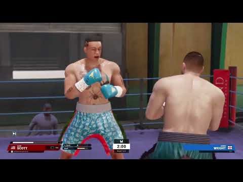 My First Professional Boxing Match vs Aaron Wright (UNDISPUTED BOXING GAME) Career Mode