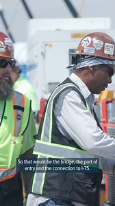 261K views · 3.8K reactions | While the Gordie Howe International Bridge in Detroit won't open to vehicle traffic until late in 2025, it has reached a significant point in construction. It is now just 85 feet (25 meters), or the width of an official NHL rink, away from being connected. : Neil Blake and Santino Mattioli | MLive.com #bridge #Michigan #detroit | MLive.com | Facebook