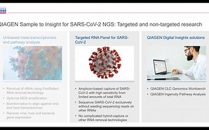 Sample to Insight- Using Targeted whole viral genome sequencing CLC QIAGEN