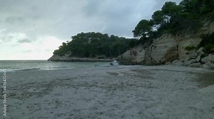 cala mitjana menorca drone