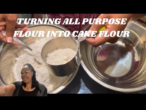 How to Make Cake Flour from All-Purpose Flour