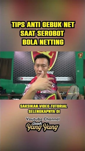 PEMULA WAJIB BELAJAR ! Tutorial Pukulan Net Spin Anti Fault
