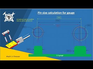 PIN SIZE CALCULATION JIG AND FIXTURES (C.D GAUGE )
