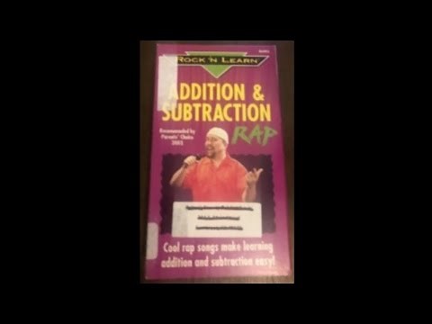 Rock N Learn Addition & Subtraction Rap vhs 2003