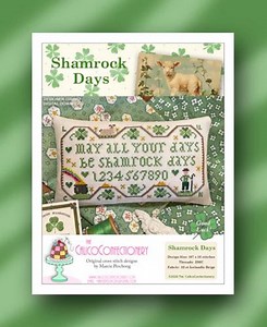 SHAMROCK DAYS Sampler Paper/mailed Counted Cross Stitch Pattern Calicoconfectionery St. Patrick's Day Irish - Etsy