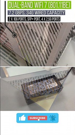 ASUS RT-BE88U WiFi 7 AiMesh Extendable Performance Router 4K-QAM 10G ports SFP+ VPNs Ai Protect