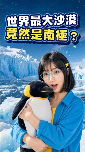 南極竟然是世界最大的沙漠？撒哈拉只排第二！#Shorts