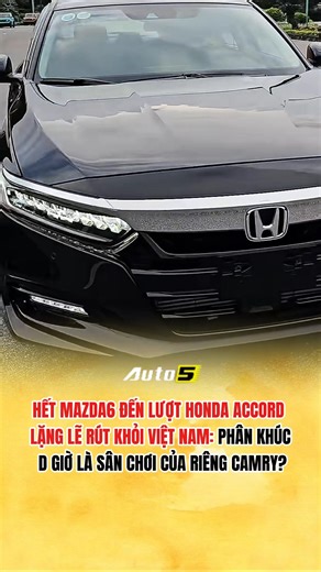 Honda Accord âm thầm rời cuộc chơi tại Việt Nam: Bán 42 xe/năm - Cái kết được báo trước? | Auto5