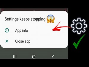 Fix Settings Keeps Stopping Samsung m01 Core | settings app not opening in Samsung android