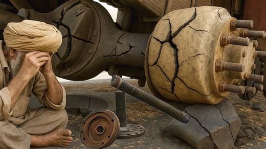 3.7K views · 32 reactions | The rear axle & wheel housing of heavy truck broke in the middle emergency repair were carried out | Videos live 6 | Facebook