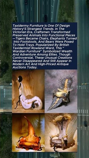 When Animals Became Home Decor: The Strange World of Victorian Taxidermy Furniture