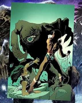 Clayface merges with Wonder Woman