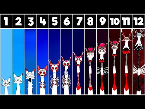 Sprunki Wenda 1-12 Phases ANIMATION - Incredibox Mods!