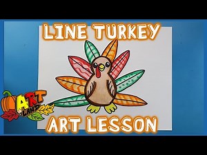 3RD GRADE TURKEY ART LESSON!!!