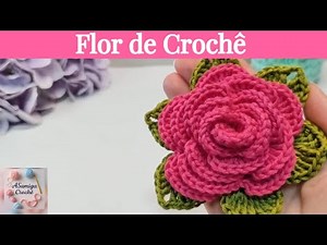 Aprenda a Fazer uma Linda Flor de Crochê! 🌸