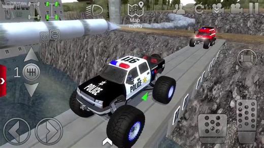 Extreme Off-Road Driving Game: Police & Fire Truck Action