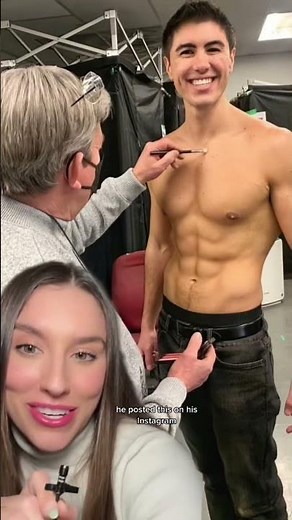 Who is Matt Press in Ginny and Georgia? Damian Romeo and he wears ab makeup in shirtless scene Abby