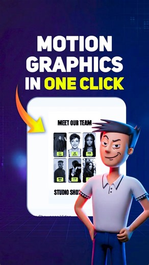 Create Motion Graphics in Seconds 100% Free AI 🤯
