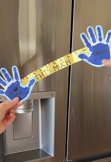 Father’s Day Keepsake: I Love You This Much Tape Measure Craft