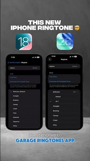 🔔iOS 18 vs iOS 26 Ringtone – Sound Evolution #garageringtones