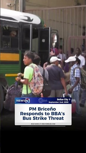 PM Briceño Responds to BBA's Bus Strike Threat