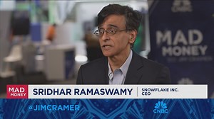 Snowflake CEO Sridhar Ramaswamy goes one-on-one with Jim Cramer