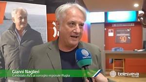 6.7K views · 38 reactions | Bisceglie, Gianni Naglieri (AVS) ufficializza la sua candidatura al consiglio regionale con il sostegno di Nichi Vendola #bisceglie #politica #regionali2025 | Telesveva | Facebook