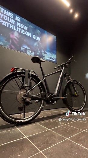 Meet the SUV of e-touring bikes ⚙️ Introducing the all-new Pathlite:ON SUV – built for off-grid escapes, forest trails and backroad adventures. With a powerful Bosch motor, all-terrain comfort and a long-range battery, this bike can take you further than ever. #MyCanyon